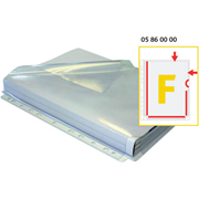 GRAFOPLAS FUNDA FUELLE EN F PVC 180M A4 5-PACK 05860000